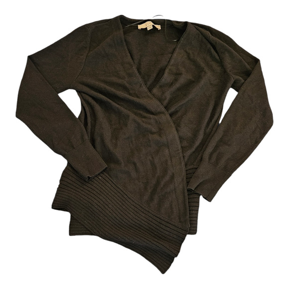 LOFT Small Black Long Sleeve Open Cardigan - Picture 1 of 7